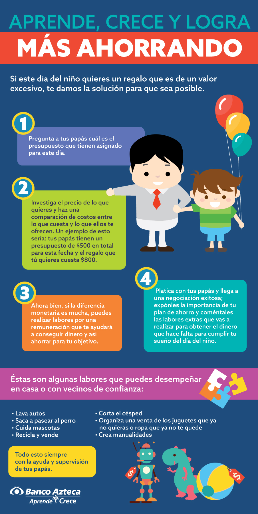 APRENDE, CRECE Y LOGRA más ahorrando