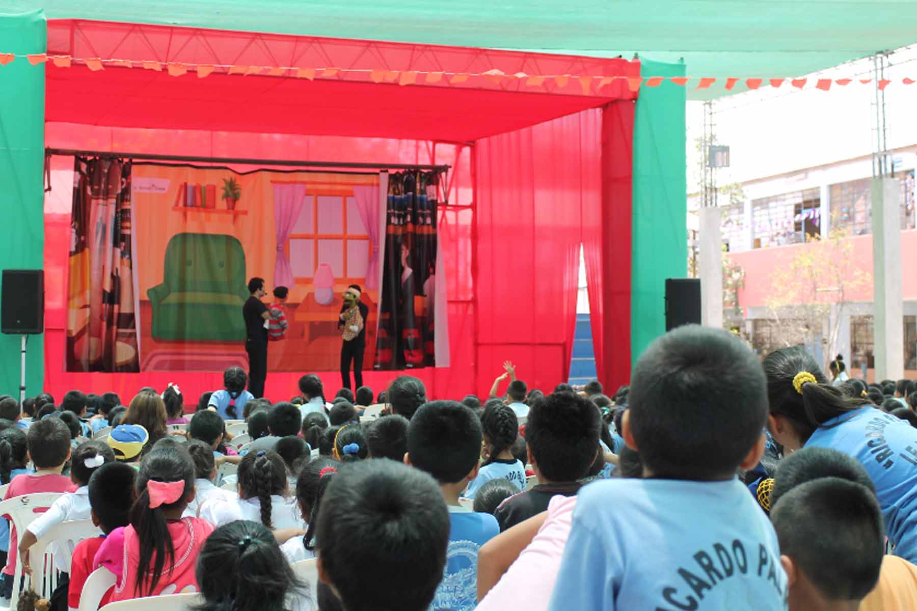 Durante la presentación de la obra